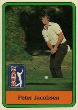 1981 Donruss Golf Peter Jacobsen #26 Golf Card
