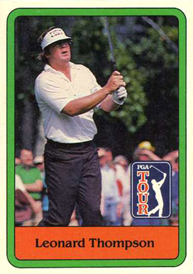1981 Donruss Golf Leonard Thompson #25 Golf Card