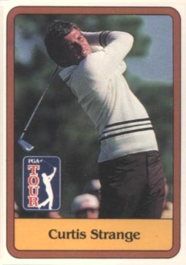 1981 Donruss Golf Curtis Strange #3 Golf Card