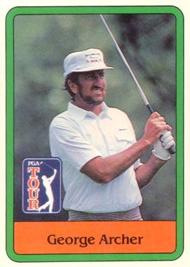1981 Donruss Golf George Archer #60 Golf Card