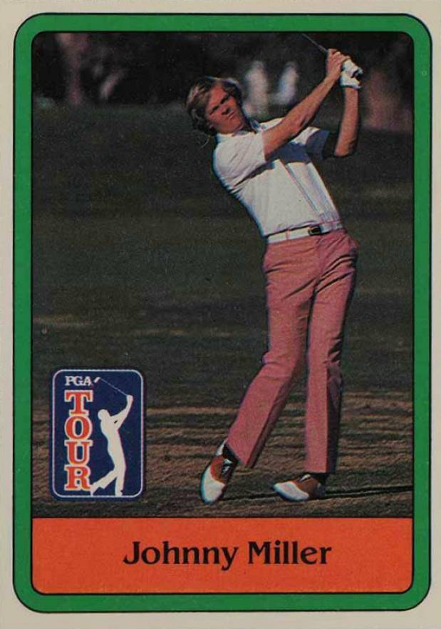 1981 Donruss Golf Johnny Miller #30 Golf Card