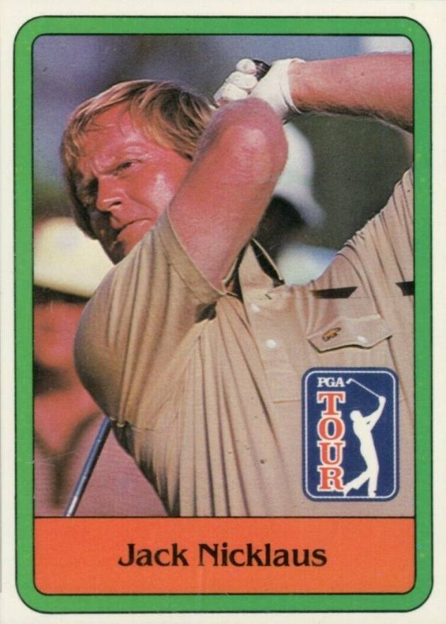 1981 Donruss Golf Jack Nicklaus #13 Golf Card