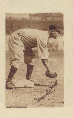 1923 Willard Chocolate Norman D. Boeckel # Baseball Card