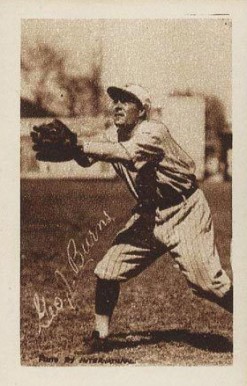 1923 Willard Chocolate Geo. J. Burns # Baseball Card