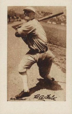 1923 Willard Chocolate B.A. Falk # Baseball Card