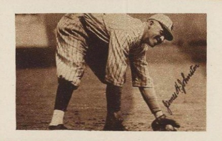 1923 Willard Chocolate James H. Johnston # Baseball Card