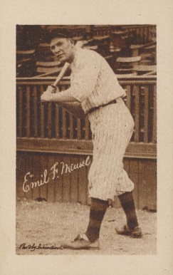 1923 Willard Chocolate Emil F. Meusel # Baseball Card