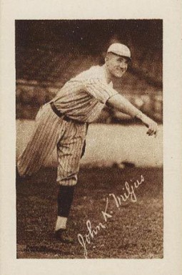 1923 Willard Chocolate John K. Miljus # Baseball Card