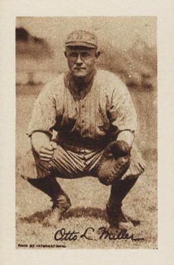 1923 Willard Chocolate Otto L. Miller # Baseball Card