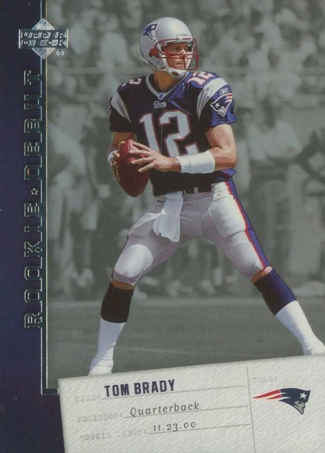 2006 Upper Deck Rookie Debut Tom Brady #57 Football Card