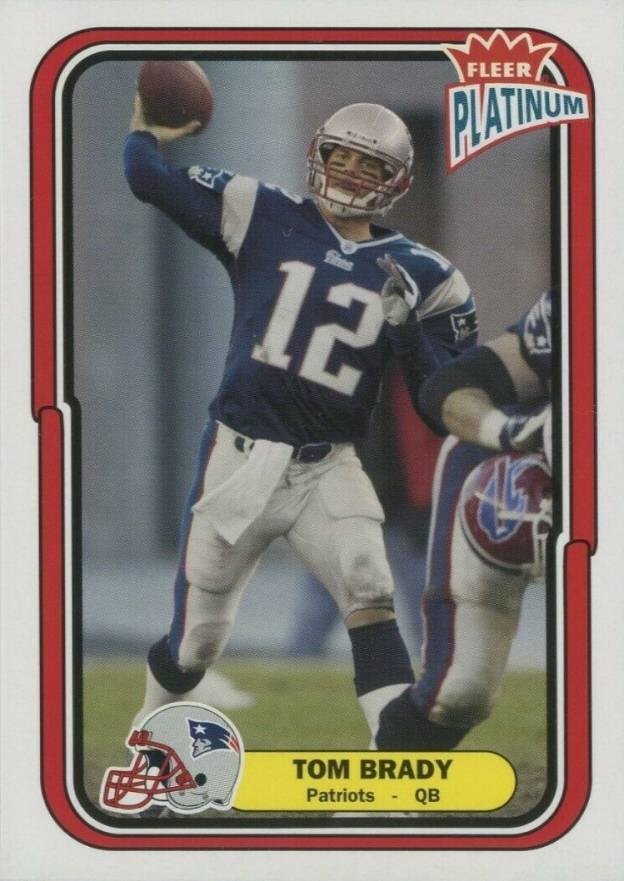 2004 Fleer Platinum Tom Brady #67 Football Card