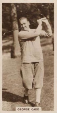 1928 J. Milhoff & Co. George Gadd #17 Golf Card