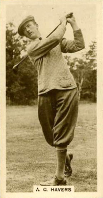 1928 J. Milhoff & Co. A.G. Havers #18 Golf Card