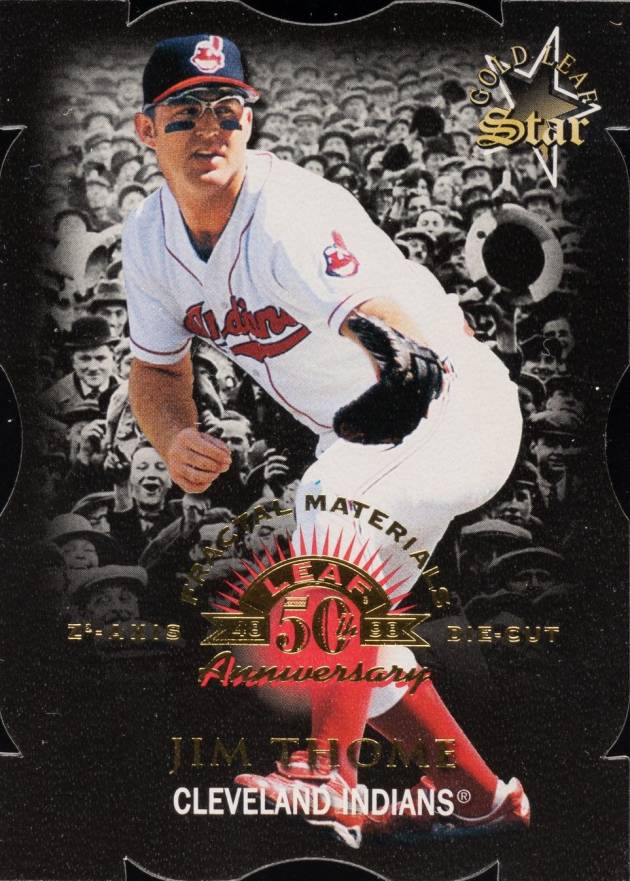 1998 Leaf Fractal Materials Jim Thome #161 Baseball Card