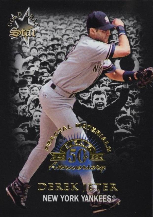 1998 Leaf Fractal Materials Derek Jeter #164 Baseball Card