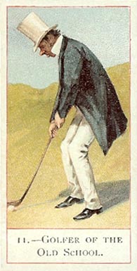 1900 Cope Bros & Co. Cope's Golfers Golfer of the Old School #11 Golf Card