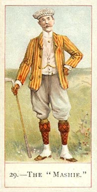 1900 Cope Bros & Co. Cope's Golfers H.G. Hutchingson #21 Golf Card