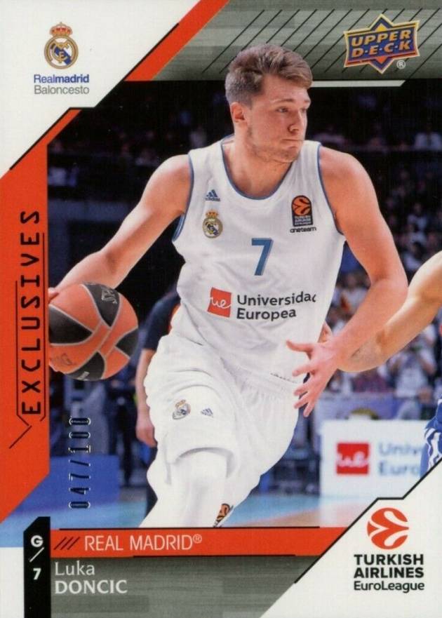 2017 Upper Deck Euroleague Luka Doncic #1 Basketball Card
