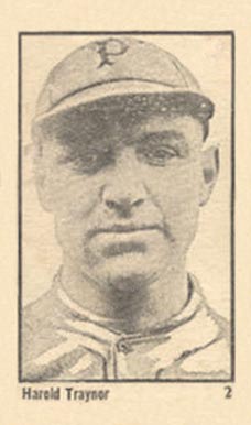 1923 Maple Crispette Harold Traynor #2 Baseball Card