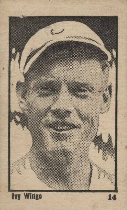 1923 Maple Crispette Ivy Wingo #14s Baseball Card