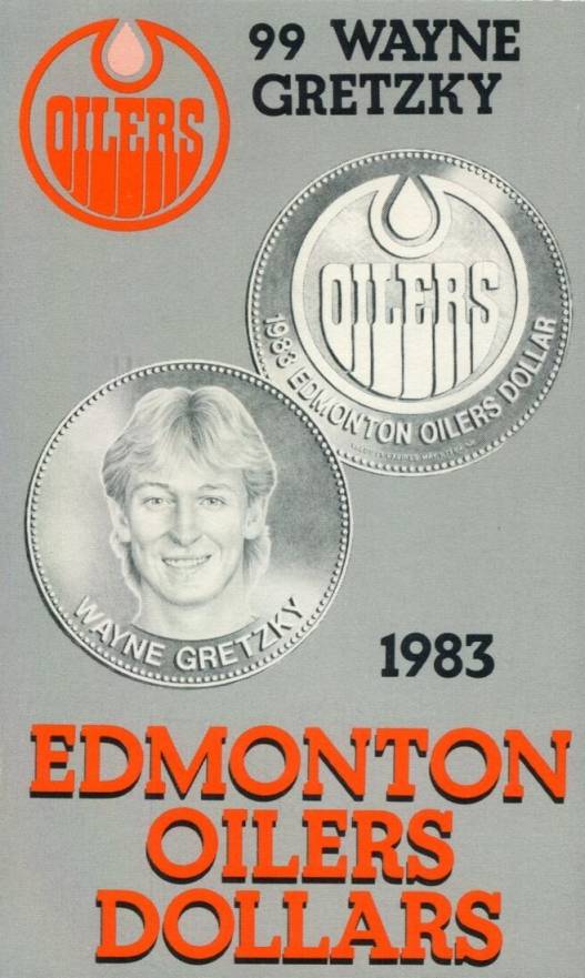 1983 Oilers Dollars Wayne Gretzky #H14 Hockey Card