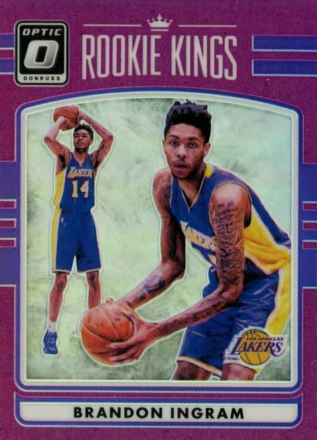 2016 Panini Donruss Optic Rookie Kings Brandon Ingram #1 Basketball Card