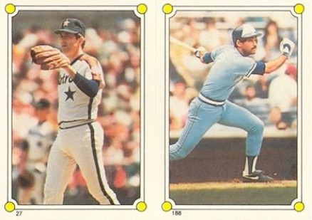 1987 Topps Stickers Ryan/Garcia # Baseball Card