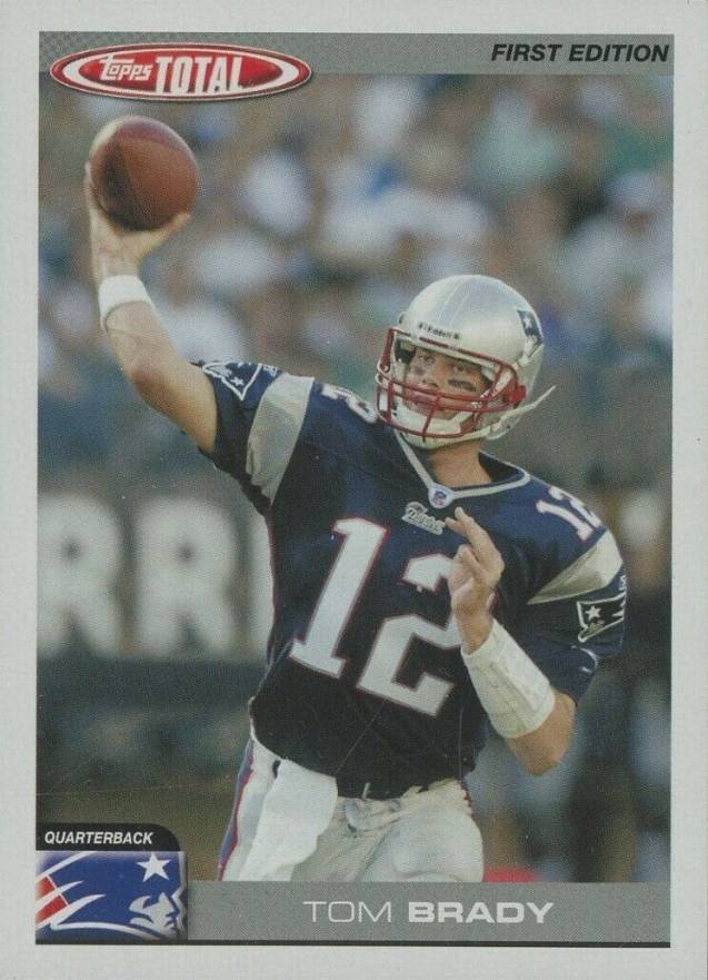 2004 Topps Total Tom Brady #200 Football Card