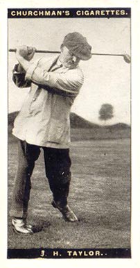 1927 WA & AC Churchman's Famous Golfers-Small J.H. Taylor #42 Golf Card