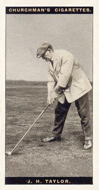 1927 WA & AC Churchman's Famous Golfers-Small J.H. Taylor #41 Golf Card