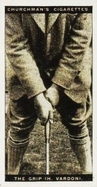 1927 WA & AC Churchman's Famous Golfers-Small Harry Vardon #45 Golf Card