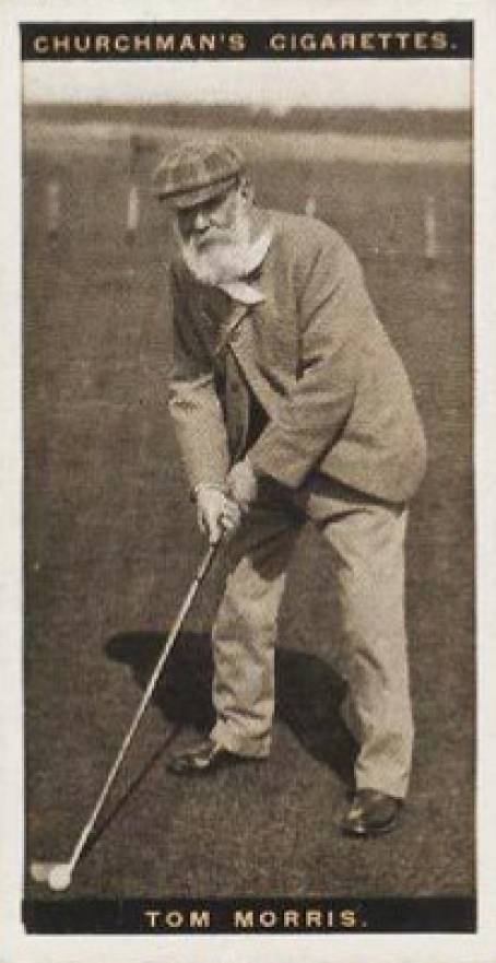 1927 WA & AC Churchman's Famous Golfers-Small Tom Morris #33 Boxing & Other Card