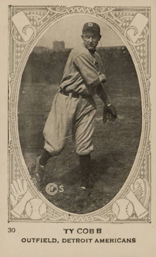 1922 Neilson's Chocolate Type 1 Ty Cobb #30 Baseball Card