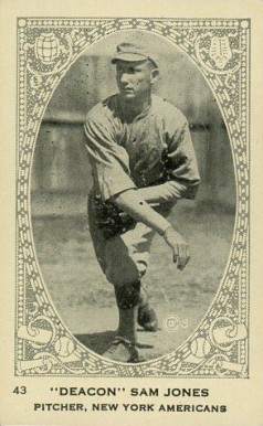 1922 Neilson's Chocolate Type 1 "Deacon" Sam Jones #43 Baseball Card