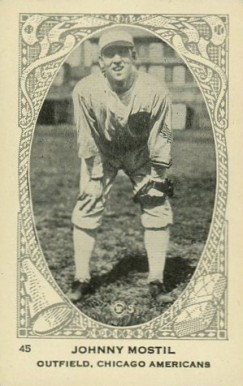 1922 Neilson's Chocolate Type 1 Johnny Mostil #45 Baseball Card