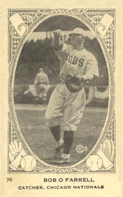 1922 Neilson's Chocolate Type 1 Bob O'Farrell #76 Baseball Card