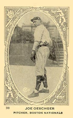 1922 Neilson's Chocolate Type 1 Joe Oeschger #98 Baseball Card