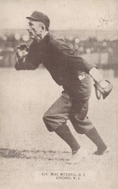 1913 Pinkerton Score/Photo/Postcard Mike Mitchell #424 Baseball Card