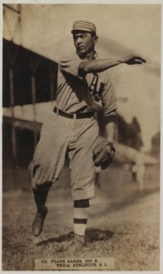 1913 Pinkerton Scorecards (Blank Back) Frank Baker #512 Baseball Card