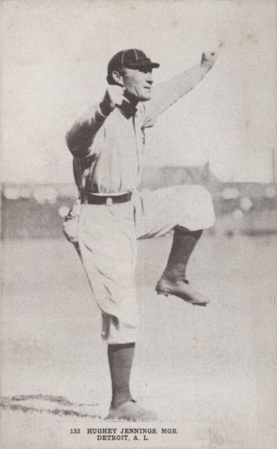 1913 Pinkerton Score/Photo/Postcard Hughie Jennings #153 Baseball Card