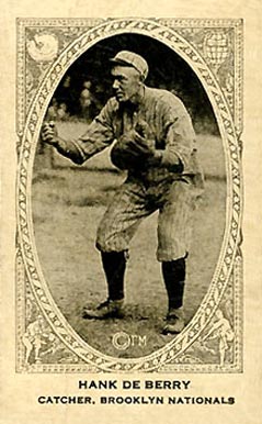 1922 Neilson's Chocolate Type 2 Hank De Berry # Baseball Card