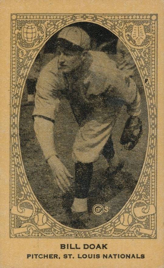 1922 Neilson's Chocolate Type 2 Bill Doak # Baseball Card
