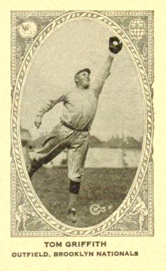 1922 Neilson's Chocolate Type 2 Tom Griffith # Baseball Card