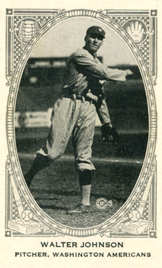 1922 Neilson's Chocolate Type 2 Walter Johnson #58 Baseball Card