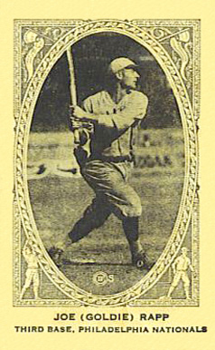 1922 Neilson's Chocolate Type 2 Joe (Goldie) Rapp # Baseball Card