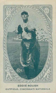 1922 Neilson's Chocolate Type 2 Eddie Roush #91 Baseball Card