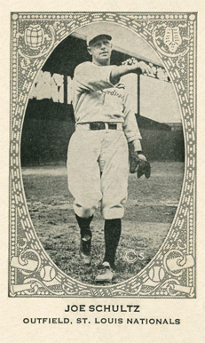 1922 Neilson's Chocolate Type 2 Joe Schultz # Baseball Card