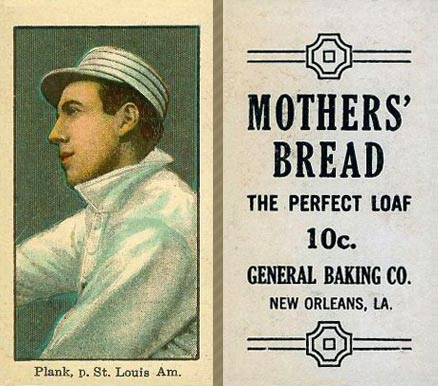 1916 Mothers' Bread Eddie Plank # Baseball Card