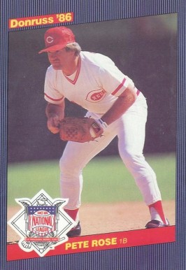 1986 Donruss All-Stars Pete Rose #34 Baseball Card