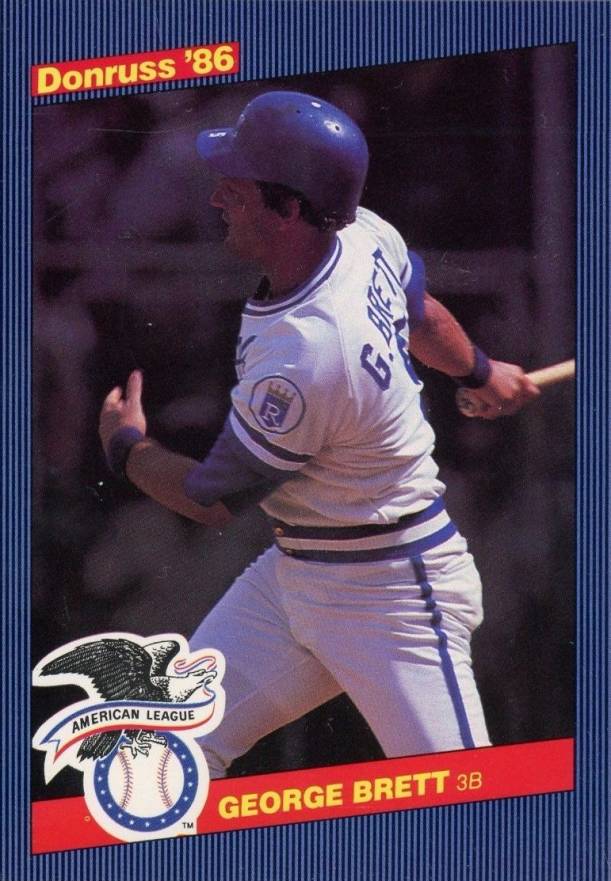 1986 Donruss All-Stars George Brett #12 Baseball Card